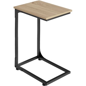 Tectake Odkládací stolek Erie 40×30×63cm, Industrial světlé dřevo, dub Sonoma (404456)