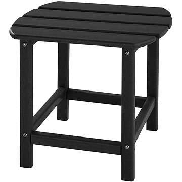 Tectake Odkládací stolek, černá (403794)