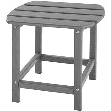 Tectake Odkládací stolek, světle šedá (404513)
