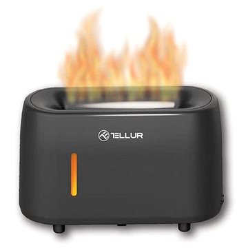 Tellur flame aroma difuzér, 240 ml, LED, šedá (TLL441131)