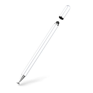 Tech-Protect Charm Stylus pero na tablet, bílé/stříbrné (TEC210785)