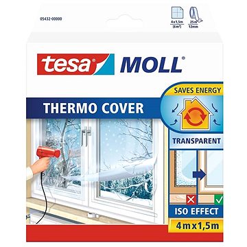 tesamoll Thermo Cover průhledná izolační fólie 4 m x 1,5 m (05432-00000-01)