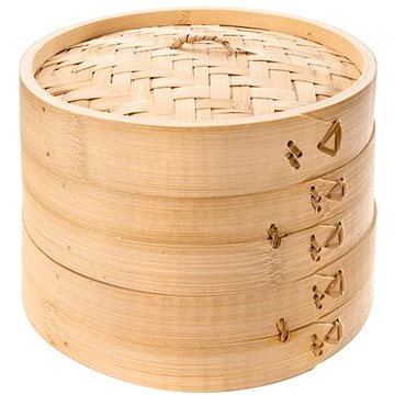 TESCOMA Napařovací košík bambusový NIKKO ¤ 20 cm, dvoupatrový (8595028408744)