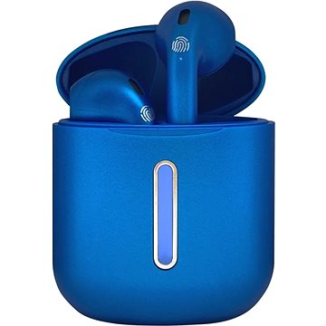 TESLA SOUND EB10 Bezdrátová Bluetooth sluchátka - Metallic blue (8595689802608)