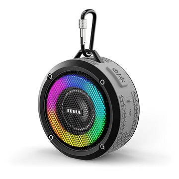 TESLA Sound BS60 Bezdrátový Bluetooth reproduktor voděodolný, šedý (8595689803223)