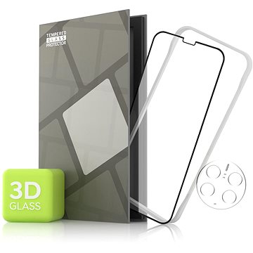 Tempered Glass Protector pro Huawei Mate 50 Pro, 3D Glass + sklo na kameru + instalační rámeček (TGR-HM50P-BL)
