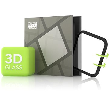 Tempered Glass Protector pro Apple Watch 4/5/6/SE/SE (2022) 40mm, 3D Glass černé (TGR-AWSE40-BL)