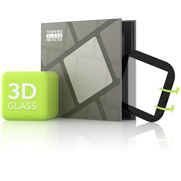 Tempered Glass Protector pro Fitbit Versa 2 - 3D GLASS, Černé (TGR-FV2-BL)