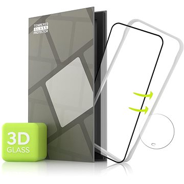 Tempered Glass Protector rámčekové pro Honor Magic 4, 3D Glass + sklo na kameru + inštalačný rámček (TGR-HM4-BL)
