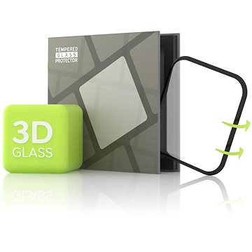 Tempered Glass Protector pro Apple Watch 7/8 41 mm, 3D Glass, voděodolné (TGR-AW741X-BL)