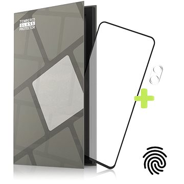 Tempered Glass Protector rámečkové pro Nothing Phone (1), černé + sklo na kameru (TGR-NP1-BL)