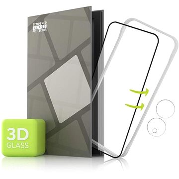 Tempered Glass Protector pro Honor 70, 3D Glass + instalační rámeček + sklo na kameru (TGR-HO70-BL)