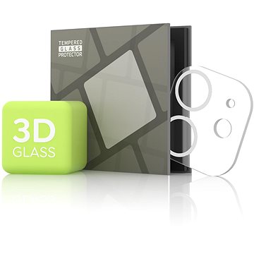 Tempered Glass Protector pro kameru iPhone 11 / 12 mini, stříbrná (TGR-AIP11-SL)