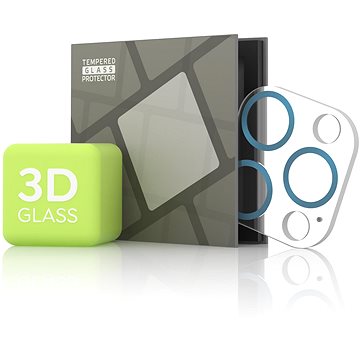 Tempered Glass Protector pro kameru iPhone 12 Pro Max, modrá (TGR-AIP12PM-BU)
