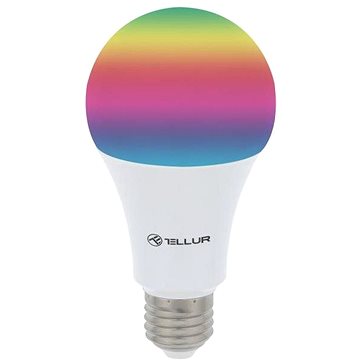 Tellur WiFi Smart RGB žárovka E27, 10 W, bílá, teplá bílá (TLL331011)