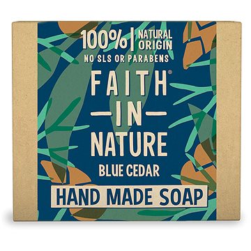 FAITH IN NATURE Tuhé mýdlo Modrý cedr 100 g (708002304668)
