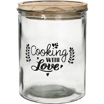 Tognana Skleněná dóza 1,38 l Cooking with Love (DE5BAX25734)