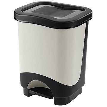 Tontarelli Odpadkový koš Idea 24L černá/krémová (8105894159)