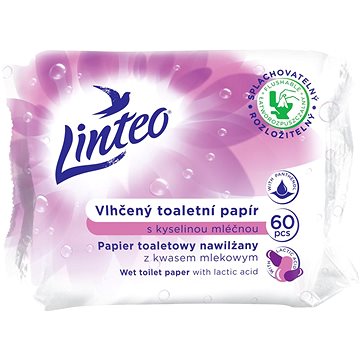 LINTEO Vlhčený toaletní papír (60 ks) (8594158374578)