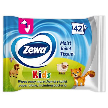 ZEWA Kids vlhčený toaletní papír (42 ks) (7322540796551)