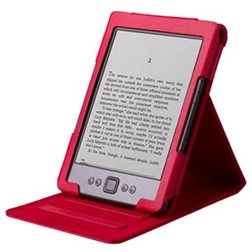 Shield Pro - obal na Amazon Kindle 4/5 - červené, stojánek (08594211251396)
