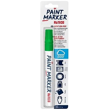ALTECO Paint Marker zelený popisovač (9575)