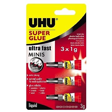 UHU Super Glue Minis 3 x 1 g (15301)