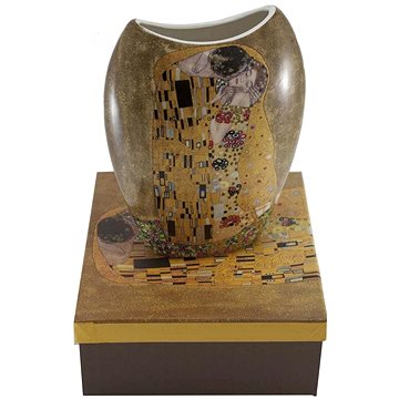 Home Elements Váza 20 cm Klimt Polibek zlatá (KLIMT0047)