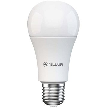 Tellur WiFi Smart žárovka E27, 9 W, bílé provedení, teplá bílá, stmívač (TLL331331)