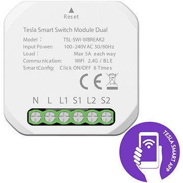 Tesla Smart Switch Module Dual (TSL-SWI-WBREAK2)