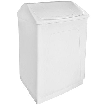AQUALINE Odpadkový koš výklopný, 55 l, bílý plast ABS 14027 (14027)