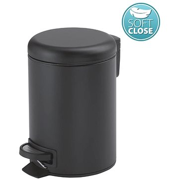 GEDY POTTY odpadkový koš 5l, Soft Close, černá mat 330914 (330914)
