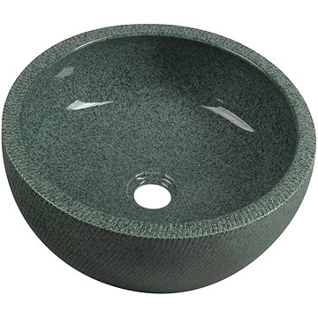 SAPHO PRIORI keramické umyvadlo, průměr 42 cm, zelená (PI013)