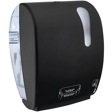 MARPLAST COLORED automatický zásobník na papírové ručníky, 32x40,5x22,4cm, ABS, černá mat (A78050NE)