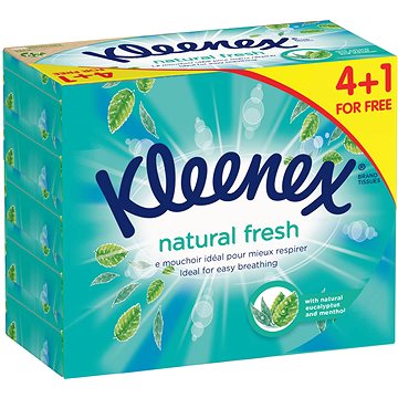 KLEENEX Natural Fresh Box 5× 64 ks (320 ks) (UBR314s5)