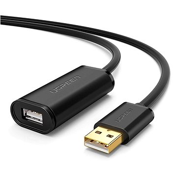 UGREEN USB 2.0 Active Extension Cable with Chipset 10m Black (10321)