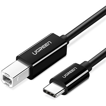 Ugreen USB-C to USB 2.0 Print Cable 2m (Black) (50446)