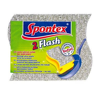 SPONTEX Flash houbička na teflon 2 ks (9001378700357)