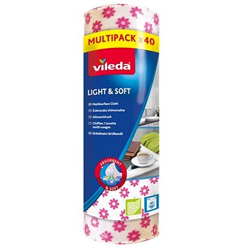 VILEDA Light & Soft univerzální utěrka 40 ks (4023103192614)