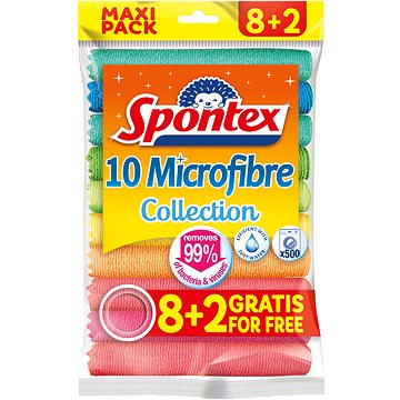 SPONTEX Microfibre 30 × 30 cm (10 ks) (3384122300178)
