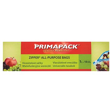 PRIMAPACK Zipper® Víceúčelové sáčky 1 l, 15 ks (8594059380463)