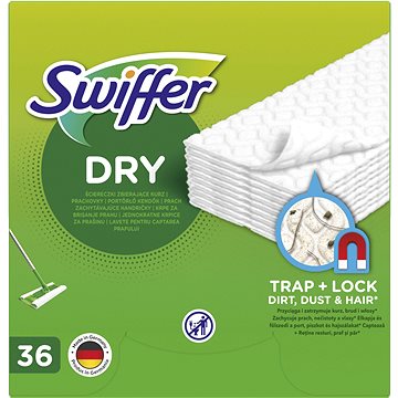 Swiffer Sweeper na podlahy Náhrady Dry, 36 ks (8006540307939)