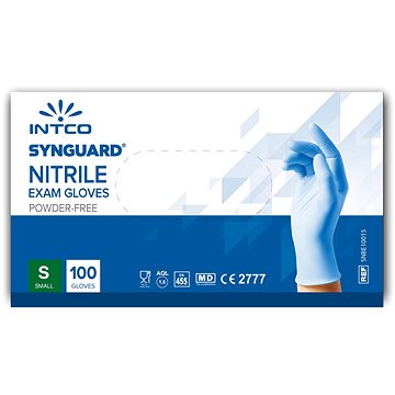 INTCO Jednorázové vyšetřovací nitrilové rukavice (nesterilní, , nepudrované) (Velikost S) (6972940815966)