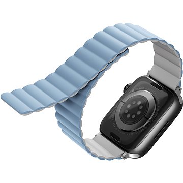 Uniq Revix Reversible Magnetic řemínek pro Apple Watch 38/40/41mm bílý/modrý (UNIQ-41MM-REVWHTBLU)