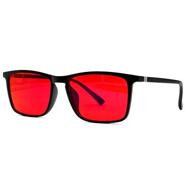 SLEEP-3R stylové brýle proti modrému a zelenému světlu - červené (2628)