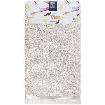 Frutto-Rosso - jednobarevný froté ručník - světle šedá - 50×90 cm, 100% bavlna (FRH111)