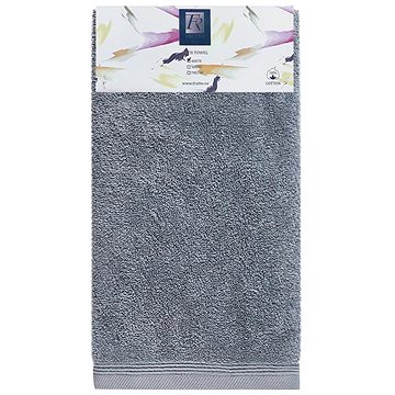 Frutto-Rosso - jednobarevný froté ručník - tmavě šedá - 40×70 cm, 100% bavlna (FRH104)