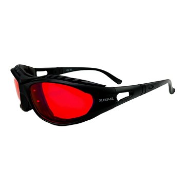 UVtech Sleep-X1 brýle proti modrému a zelenému světlu - červené (3919)