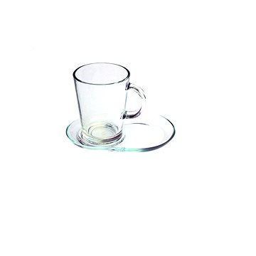 Sklenice na čaj s podšálkem (95781)