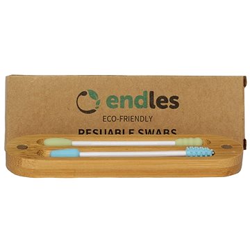 ENDLES by Econea znovupoužitelné tyčinky do uší a na make-up, 2 ks (745125569802)